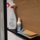 Detergente profesional, tratamiento hidrofóbico antagotas, paño antibacteriano de doble textura