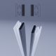 Pareja de imanes verticales R10GI502-83