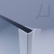 Junta horizontal transparente R51GINFI1-TR